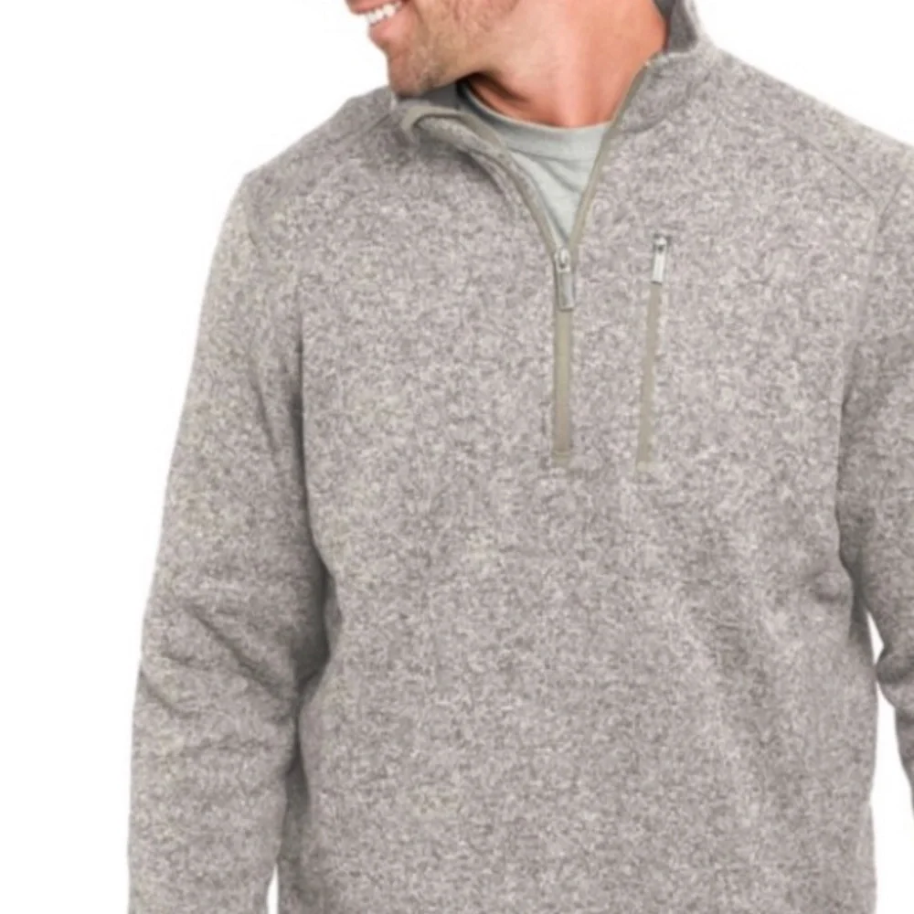 Woolrich Quarter Zip Sweater Tan Size Medium